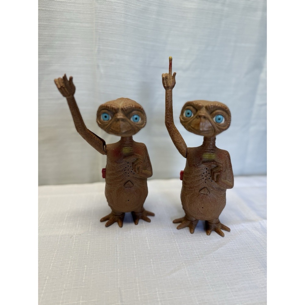 Vintage 2002 E.T. The Extra-Terrestrial Electronic Talking Figure Untested Note
